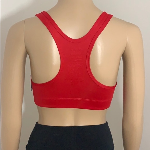 LAST ONE - New Victoria’s Secret Pink Ultimate Sports Bra Red & Gold Size XS - Picture 4 of 13